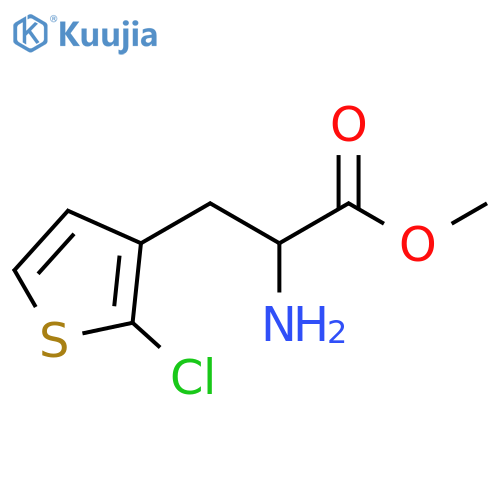 3-Thiophenepropanoic acid, α-amino-2-chloro-, methyl ester structure