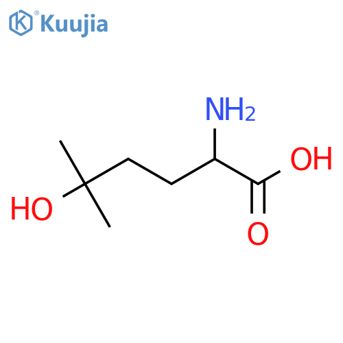 2-Amino-5-hydroxy-5-methylhexanoic acid structure