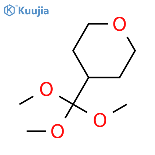 2H-Pyran, tetrahydro-4-(trimethoxymethyl)- structure