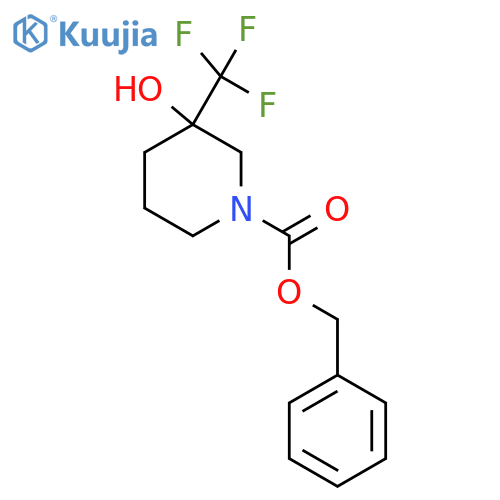 Benzyl 3-hydroxy-3-(trifluoromethyl)piperidine-1-carboxylate structure