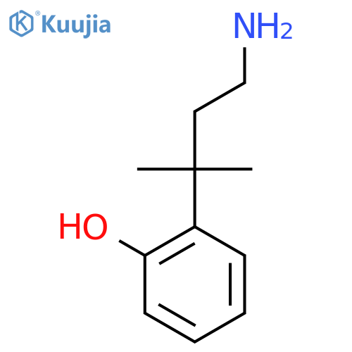 2-(4-Amino-2-methylbutan-2-yl)phenol structure