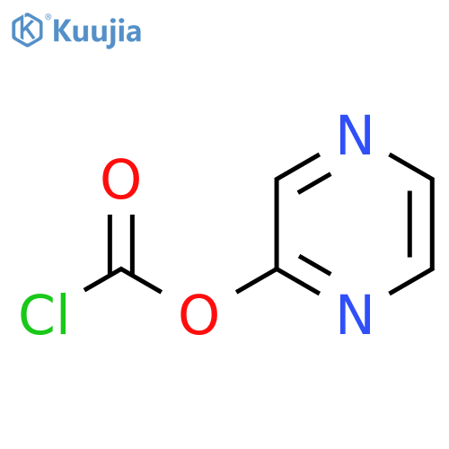 Pyrazin-2-yl chloroformate structure