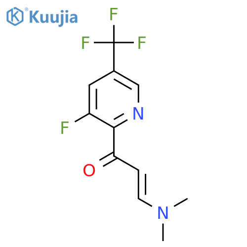3-(Dimethylamino)-1-3-fluoro-5-(trifluoromethyl)pyridin-2-ylprop-2-en-1-one structure