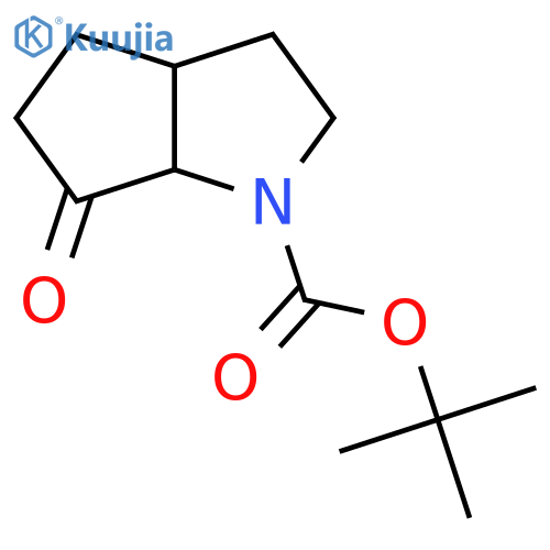 tert-butyl 6-oxo-octahydrocyclopentabpyrrole-1-carboxylate structure