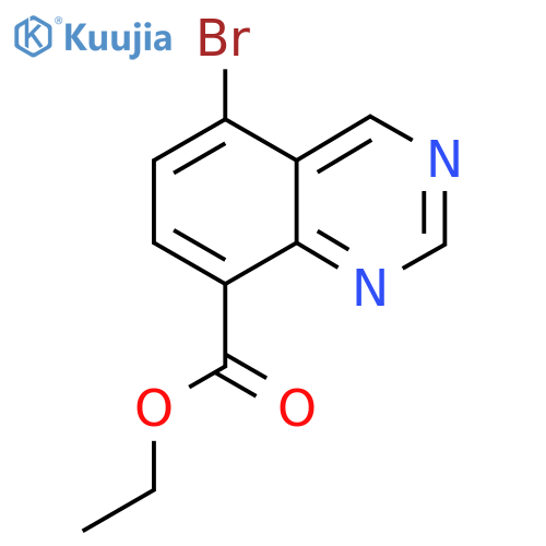 Ethyl 5-bromoquinazoline-8-carboxylate structure