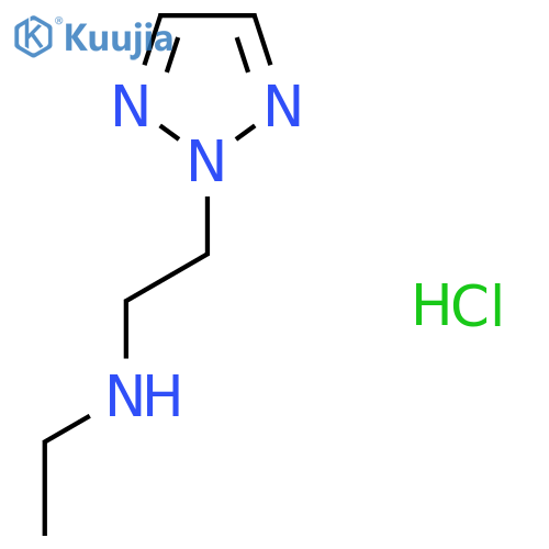 N-Ethyl-2-(2H-1,2,3-triazol-2-yl)ethan-1-amine hydrochloride structure