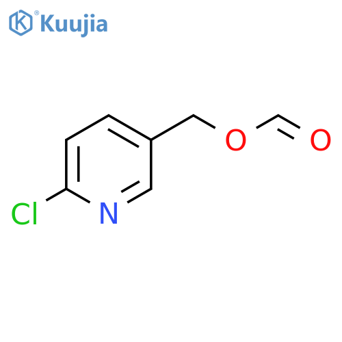 (6-Chloropyridin-3-yl)methyl formate structure