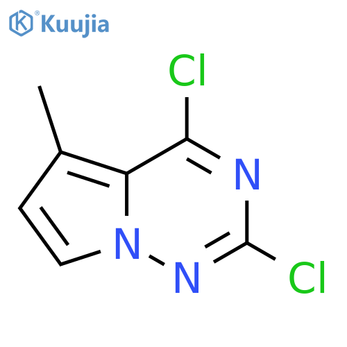 2,4-dichloro-5-methylpyrrolo[2,1-f][1,2,4]triazine structure