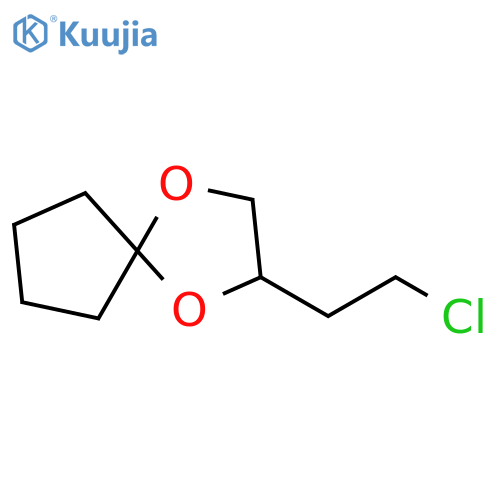 2-(2-Chloroethyl)-1,4-dioxaspiro[4.4]nonane structure