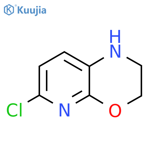 6-Chloro-2,3-dihydro-1H-pyrido2,3-B1,4oxazine structure