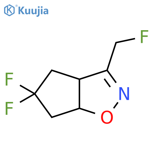5,5-DIFLUORO-3-(FLUOROMETHYL)-4,5,6,6A-TETRAHYDRO-3AH-CYCLOPENTA[D]ISOXAZOLE structure