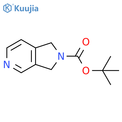 tert-butyl 1H,2H,3H-pyrrolo[3,4-c]pyridine-2-carboxylate structure