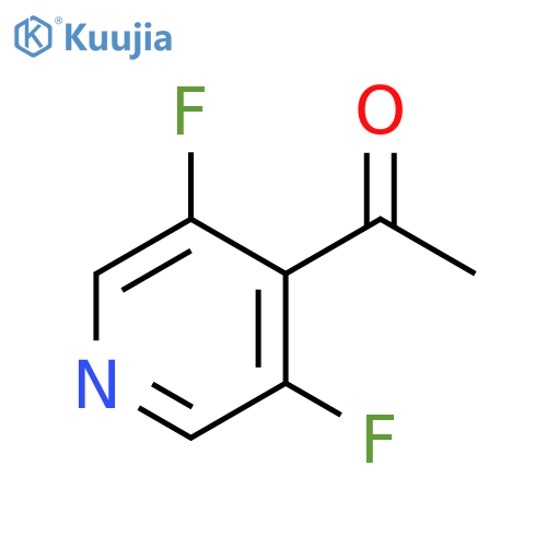 Ethanone, 1-(3,5-difluoro-4-pyridinyl)- structure