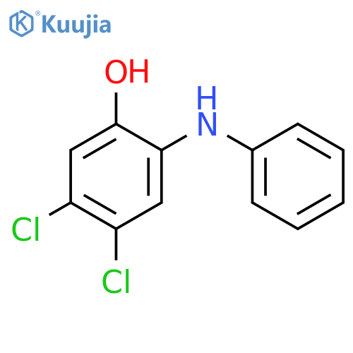4,5-Dichloro-2-(phenylamino)phenol structure