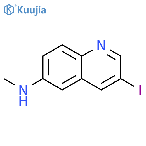 6-Quinolinamine, 3-iodo-N-methyl- structure