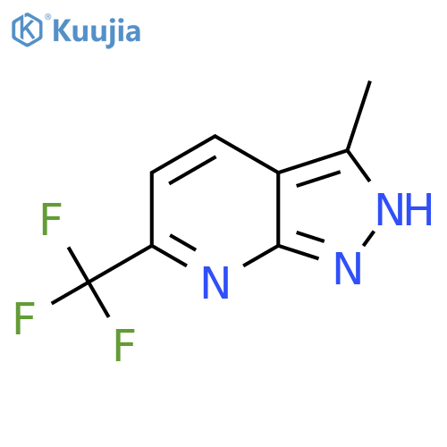 3-Methyl-6-(trifluoromethyl)-1H-pyrazolo[3,4-B]pyridine structure