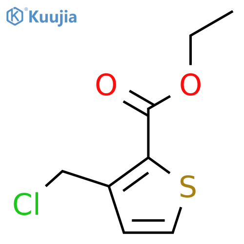 Ethyl 3-(chloromethyl)thiophene-2-carboxylate structure