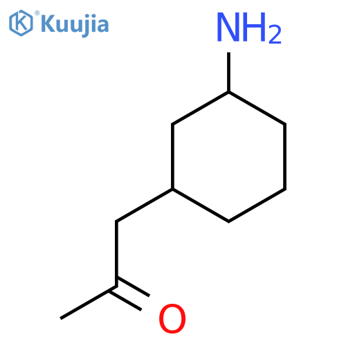 1-(3-Aminocyclohexyl)propan-2-one structure