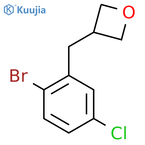 3-(2-Bromo-5-chlorobenzyl)oxetane structure