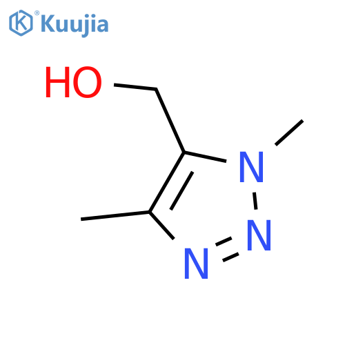 (dimethyl-1H-1,2,3-triazol-5-yl)methanol structure
