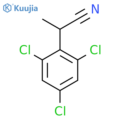 2-(2,4,6-Trichlorophenyl)propanenitrile structure