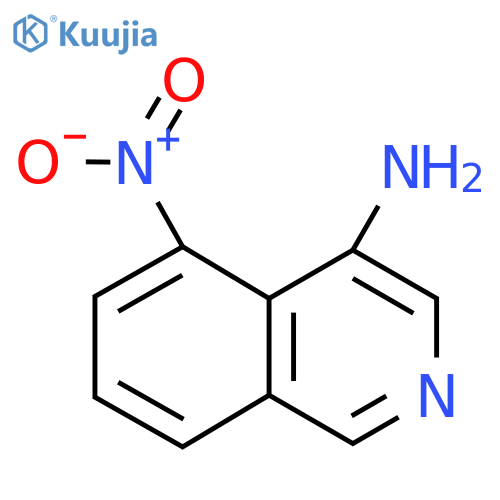 5-Nitroisoquinolin-4-amine structure