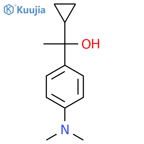 1-[4-(Dimethylamino)phenyl]-1-cyclopropyl ethanol structure