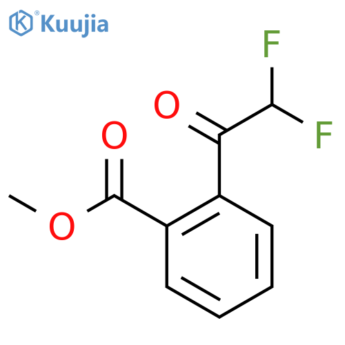 Methyl 2-(2,2-difluoroacetyl)benzoate structure