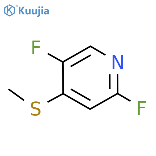2,5-Difluoro-4-(methylthio)pyridine structure