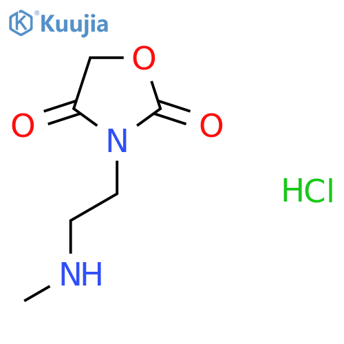 3-(2-(Methylamino)ethyl)oxazolidine-2,4-dione hydrochloride structure