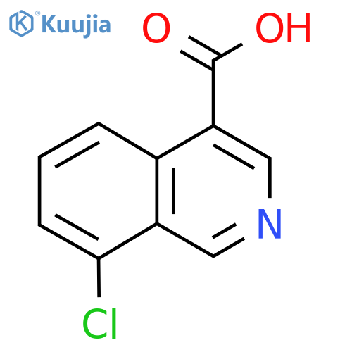 8-Chloroisoquinoline-4-carboxylic acid structure