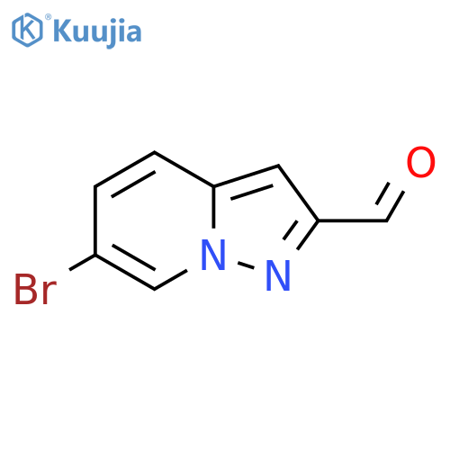 6-Bromopyrazolo[1,5-a]pyridine-2-carbaldehyde structure