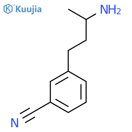 3-(3-Aminobutyl)benzonitrile structure
