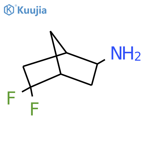 5,5-Difluorobicyclo[2.2.1]heptan-2-amine structure