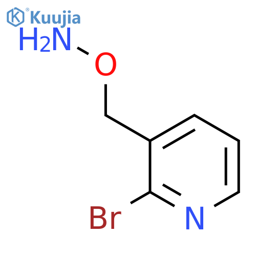 O-[(2-bromopyridin-3-yl)methyl]hydroxylamine structure