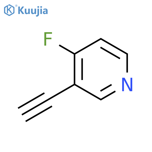 5-Ethynyl-2-fluoro-pyridine structure