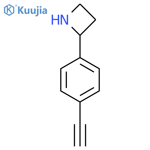 2-(4-Ethynylphenyl)azetidine structure