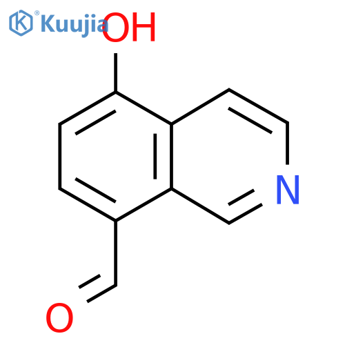 5-Hydroxyisoquinoline-8-carbaldehyde structure