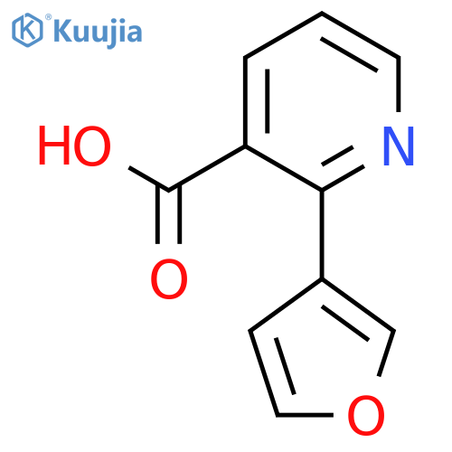 2-(Furan-3-yl)pyridine-3-carboxylic acid structure