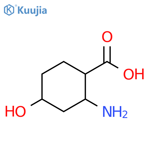 Cyclohexanecarboxylic acid, 2-amino-4-hydroxy- structure