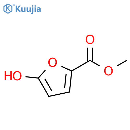2-Furancarboxylic acid, 5-hydroxy-, methyl ester structure