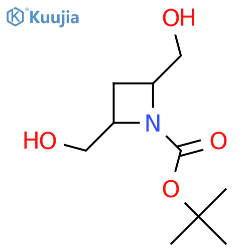 Tert-Butyl 2,4-bis(hydroxymethyl)azetidine-1-carboxylate structure