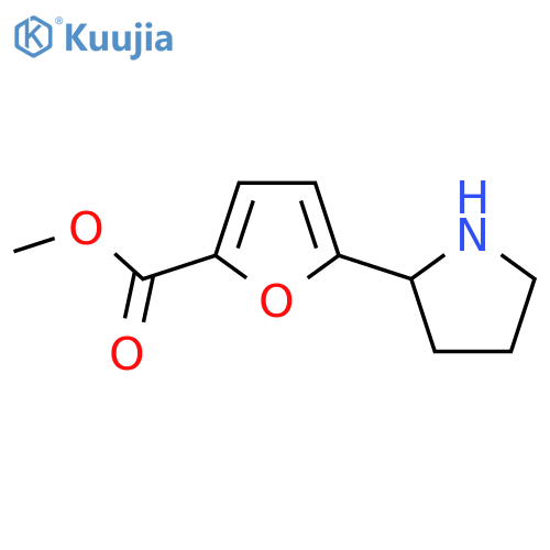 Methyl 5-(pyrrolidin-2-yl)furan-2-carboxylate structure
