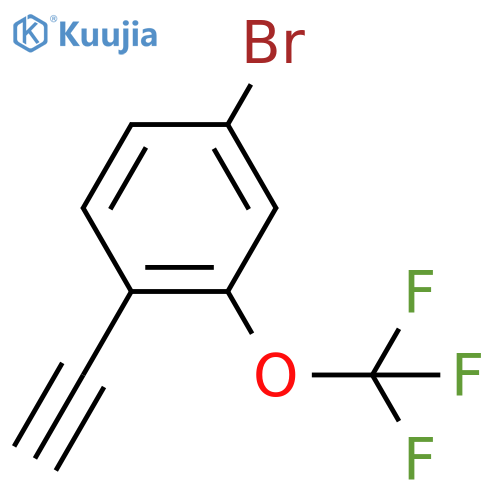 4-Bromo-2-(trifluoromethoxy)phenylacetylene structure