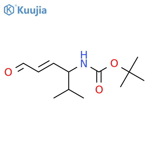 tert-butyl N-(2-methyl-6-oxohex-4-en-3-yl)carbamate structure