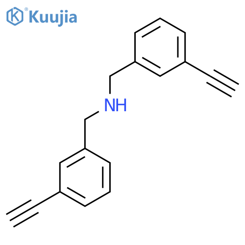 Bis(3-ethynylbenzyl)amine structure