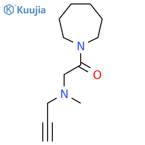 1-(Azepan-1-yl)-2-[methyl(prop-2-ynyl)amino]ethanone structure