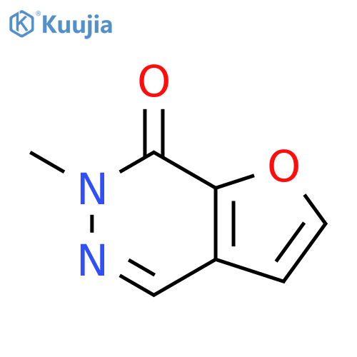 Furo[2,3-d]pyridazin-7(6H)-one, 6-methyl- structure