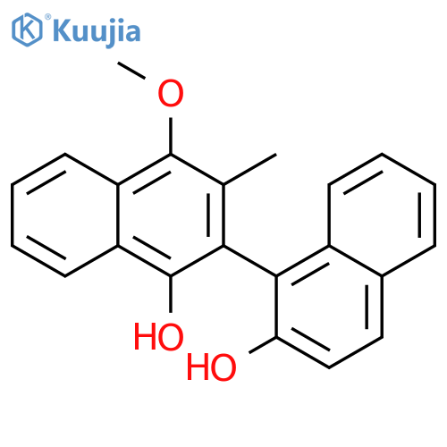 4'-Methoxy-3'-methyl-[1,2'-binaphthalene]-1',2-diol structure