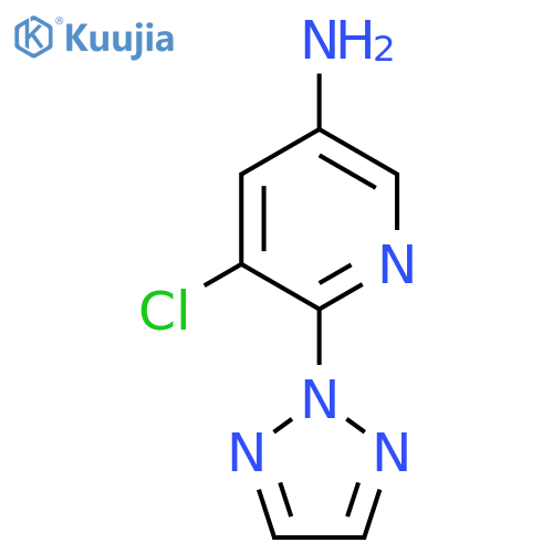 5-Chloro-6-(2H-1,2,3-triazol-2-yl)pyridin-3-amine structure